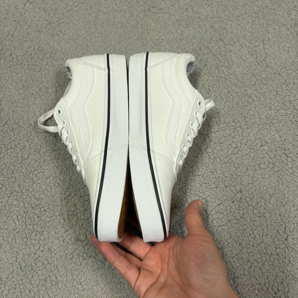 3403 Vans Ward Low Top Sneaker White Rose 6.5 - Picture 3 of 9